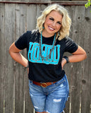 Howdy Tee - Turquoise